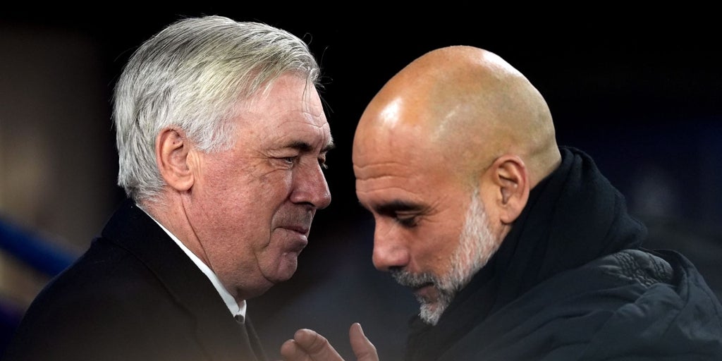 Prudencia de Ancelotti, resignación de Guardiola: «Es el año en el que mejor ha estado el Madrid»