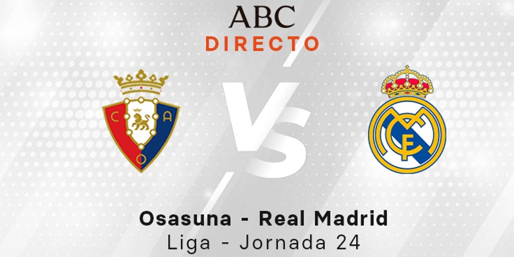 Osasuna - Real Madrid, estadísticas del partido