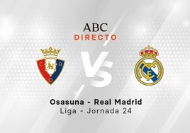 Osasuna - Real Madrid, estadísticas del partido