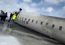 Así vivió el accidente de avión en Toronto, desde dentro, el esquiador Pete Koukov