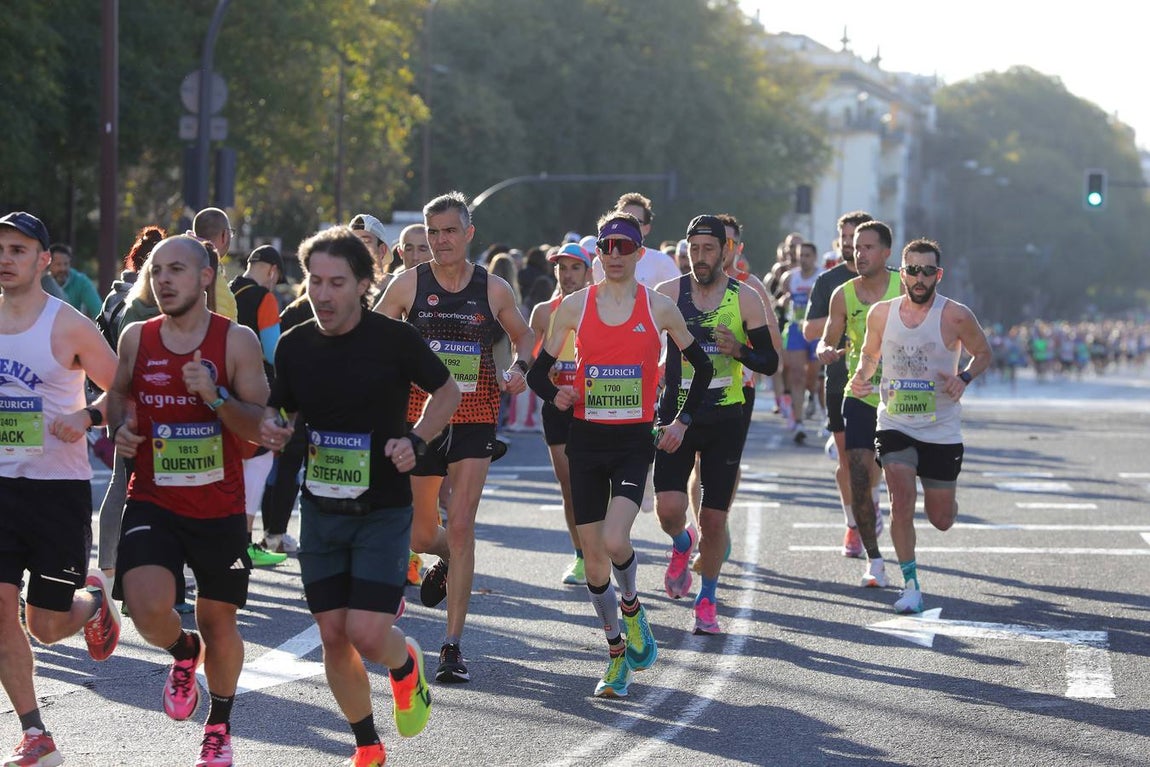 Muchos corredores proceden de otras partes de España e incluso del extranjero