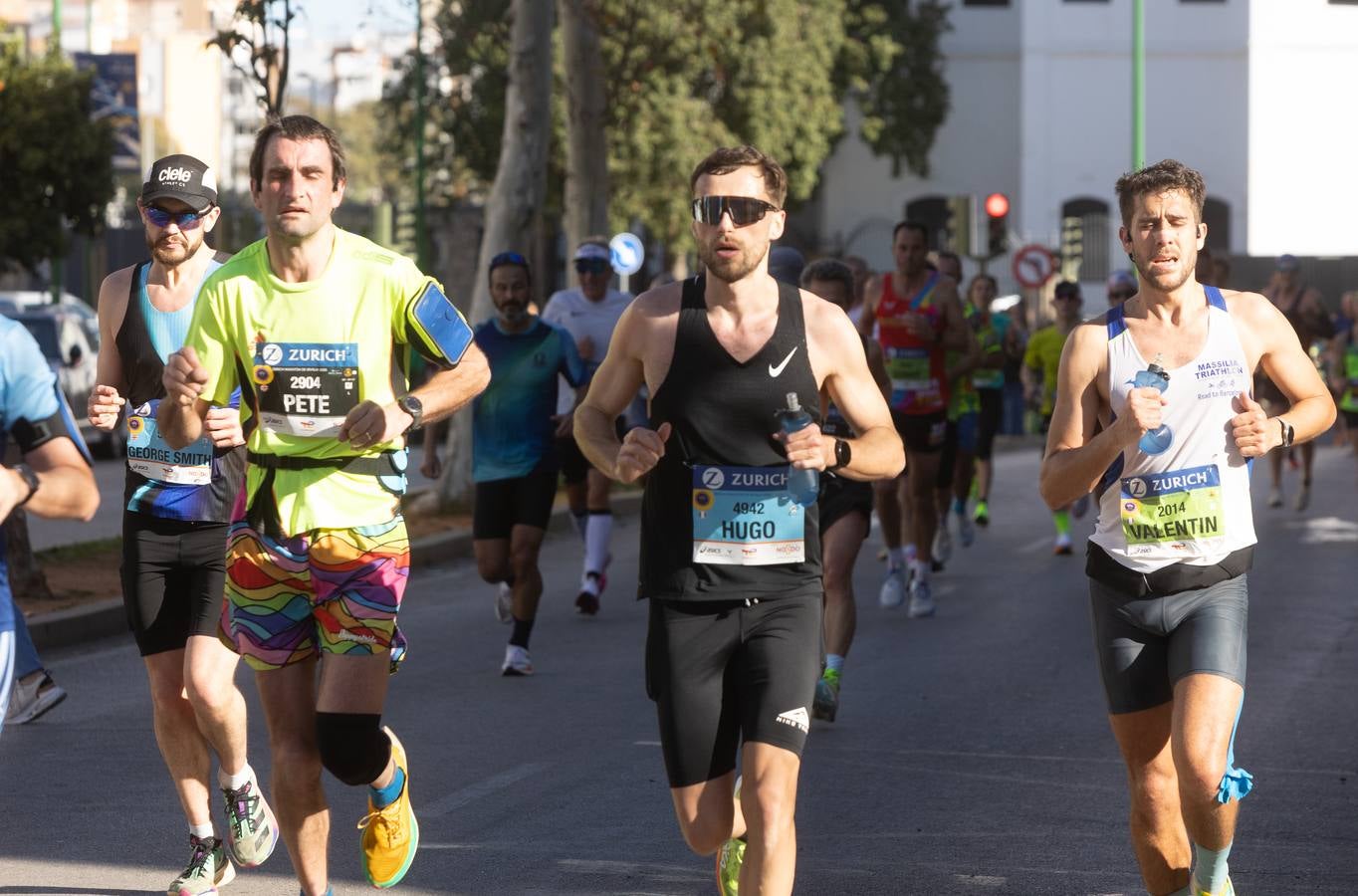 La maratón recorrió alguno de los principales barrios de la capital hispalense