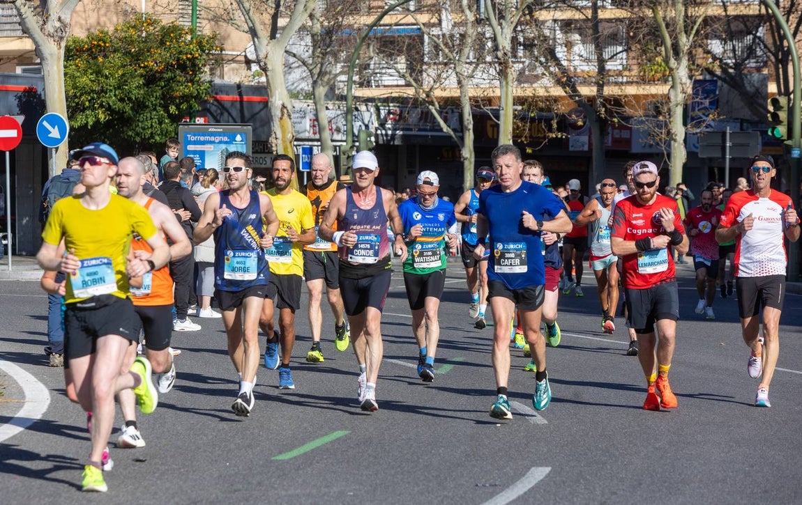 La fiesta del deporte recorrió las calles de Sevilla con la maratón 