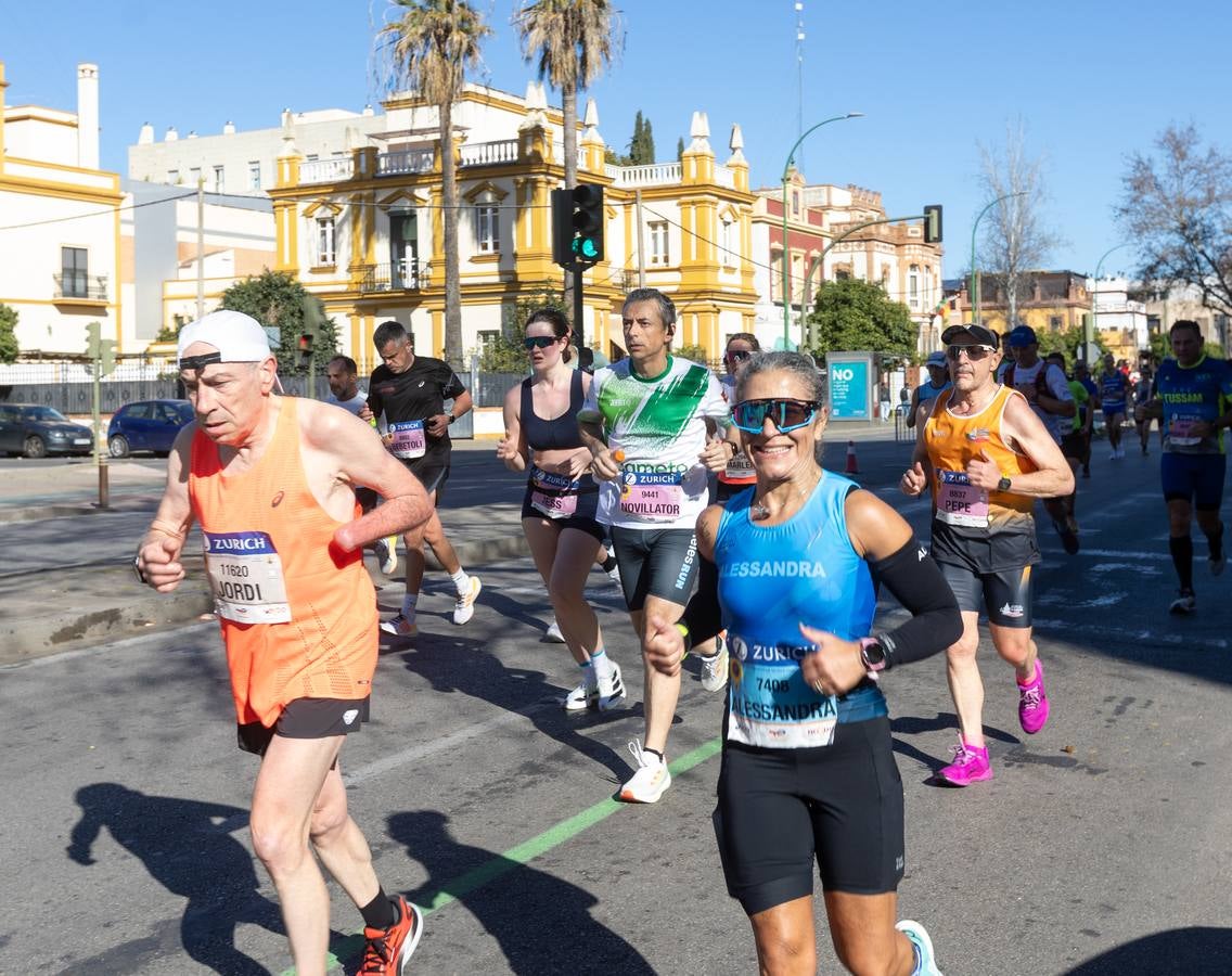 Durante la prueba se han visto algunas estampas curiosas con algunos corredores