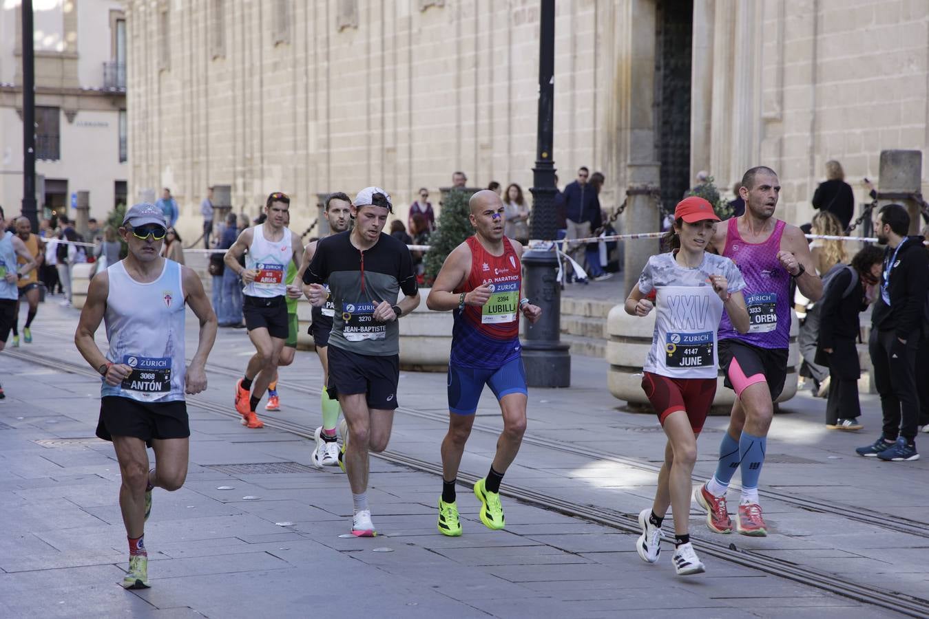 Durante la prueba se han visto algunas estampas curiosas con algunos corredores