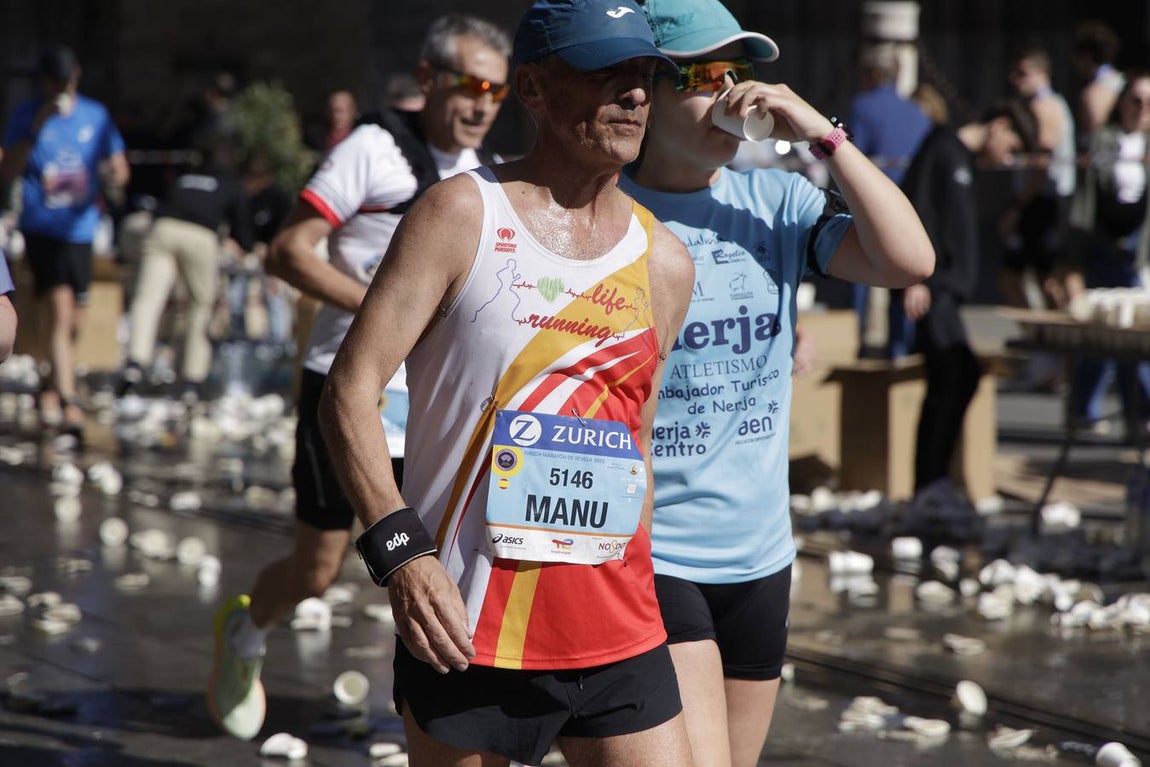 La carrera sevillana ha pasado por lugar emblemáticos de la ciudad como la Torre del Oro o la Plaza de España