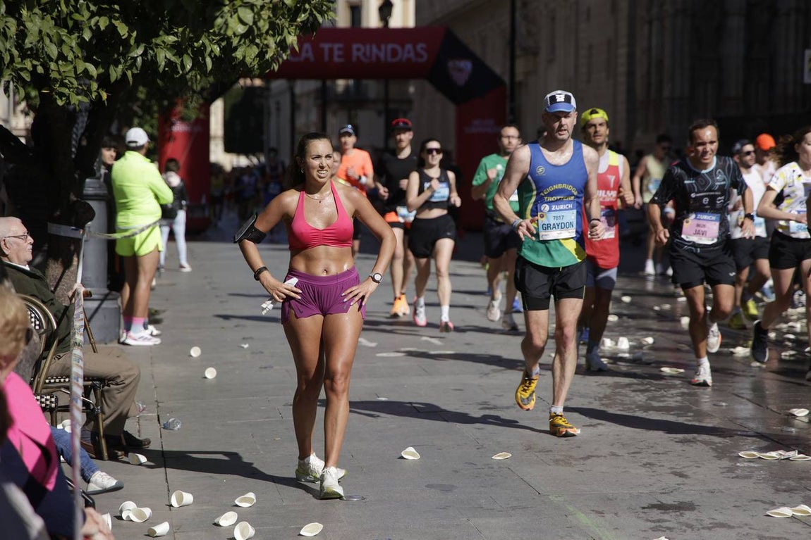 La carrera sevillana ha pasado por lugar emblemáticos de la ciudad como la Torre del Oro o la Plaza de España