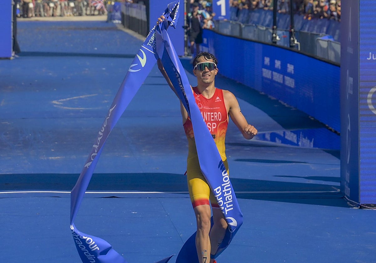 Cantero entra en meta como campeón del mundo sub-23