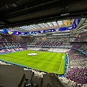 Multa y amenaza de cierre parcial del Bernabéu por los insultos discriminatorios en el partido ante el City