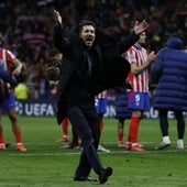 Simeone: «¡Que levante la mano quien vio el doble toque de Julián!»