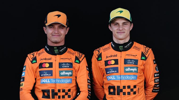 Lando Norris y Oscar Piastri