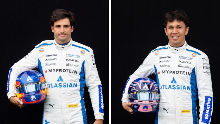 Carlos Sainz y Alexander Albon
