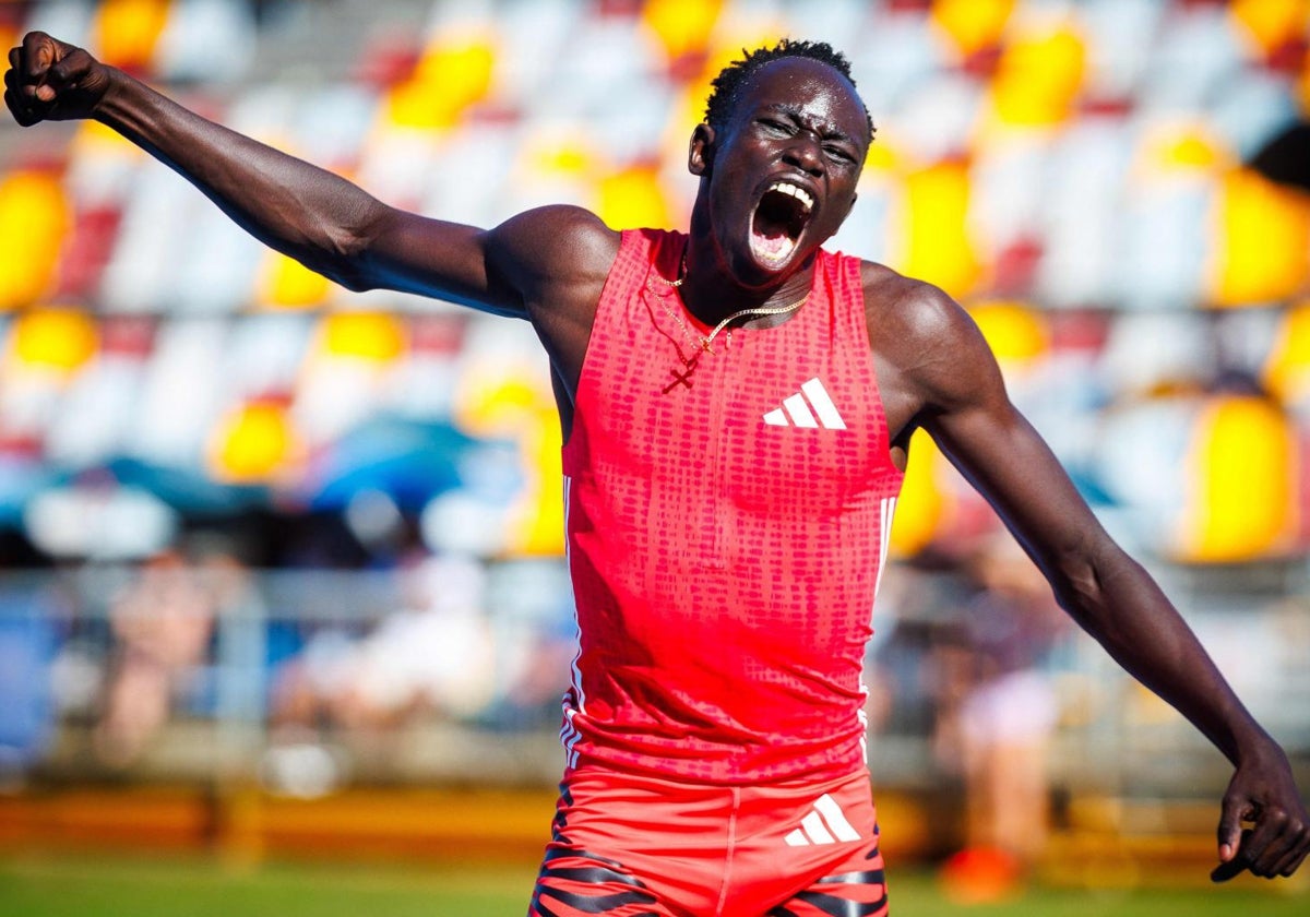 El &#039;hijo&#039; de Bolt asusta en 200 metros