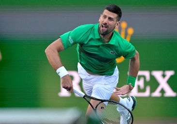 Djokovic, impulsor de la PTPA, durante un entrenamiento en Miami