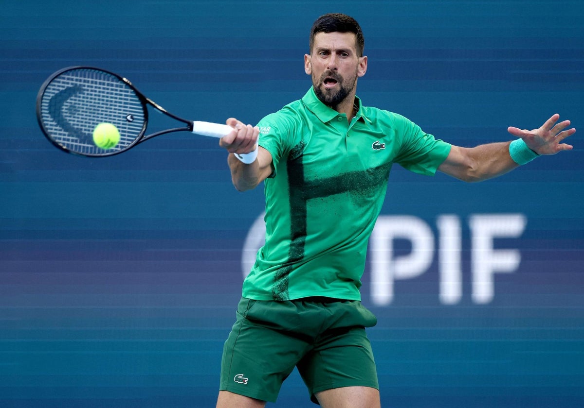 Djokovic - Dimitrov | Sigue en directo la semifinal del Masters 1.000 de Miami hoy