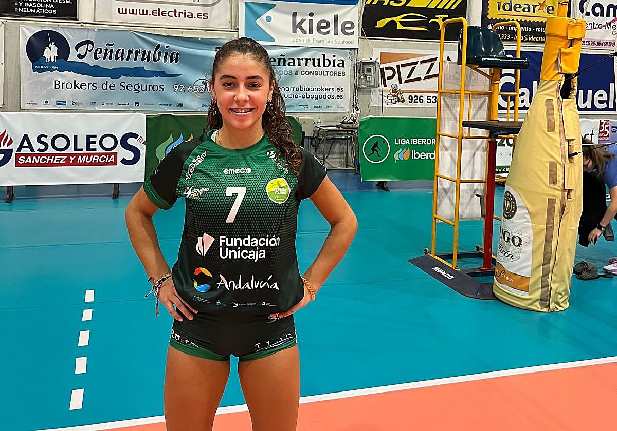 Bianca Polo, el día de su debut con el Fundación Unicaja Andalucía en Socuéllamos