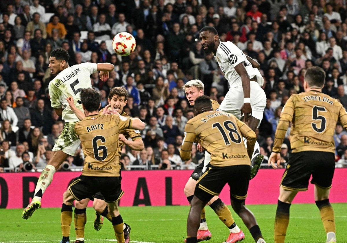 Rudiger cabecea el gol que dio el pase a la final de la Copa al Madrid en la prórroga