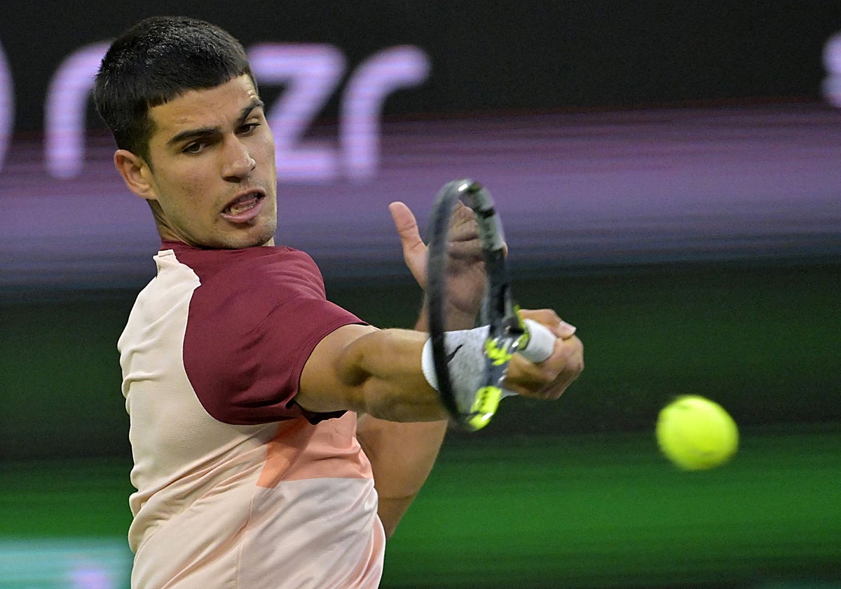 Alcaraz, en su último partido en Miami