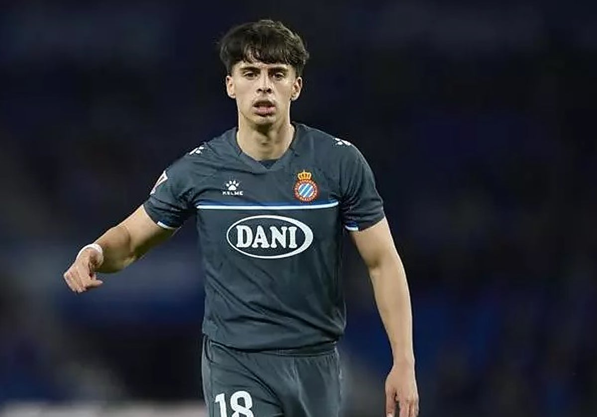 El jugador del Espanyol, Álvaro Aguado, en una imagen de archivo