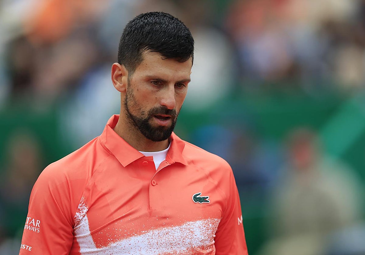 Novak Djokovic, en el partido ante Tabilo
