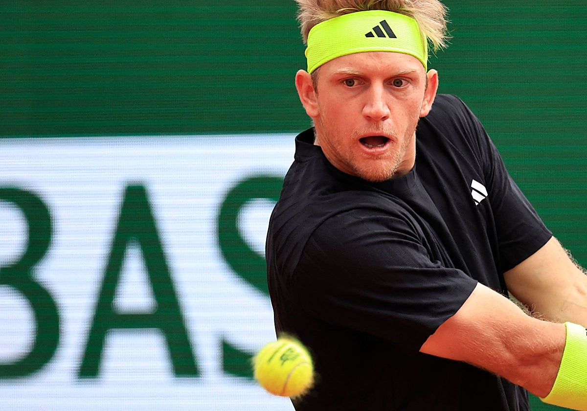 Alejandro Davidovich, durante el partido ante Popyrin