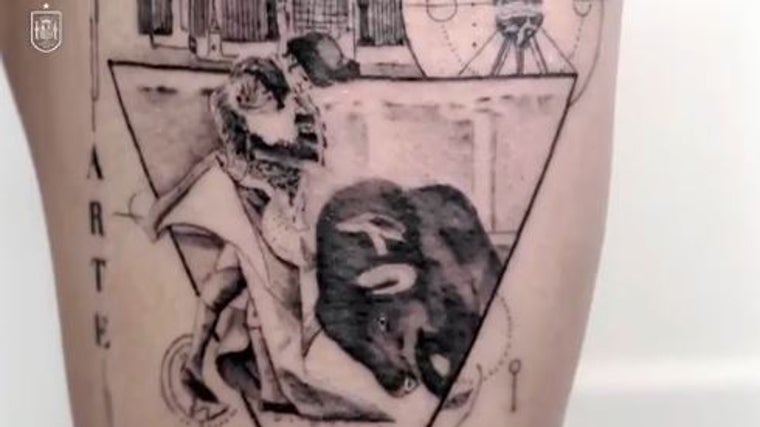 Morante de la Puebla, tatuado en la piel de Dani Ceballos en plena corrida
