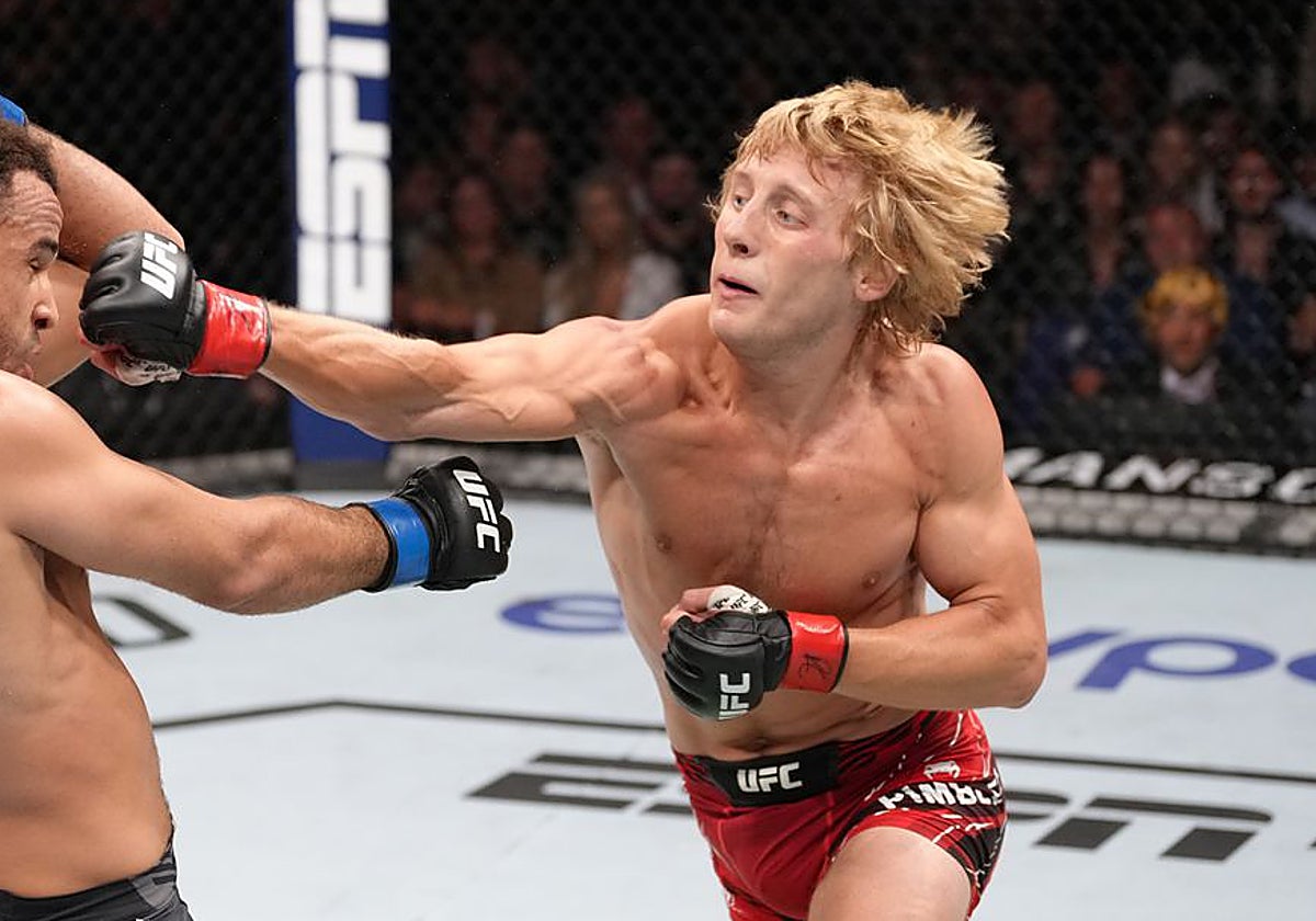 Paddy Pimblett, durante un combate