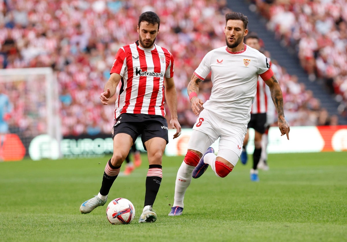 Gudelj, during Athletic - Sevilla
