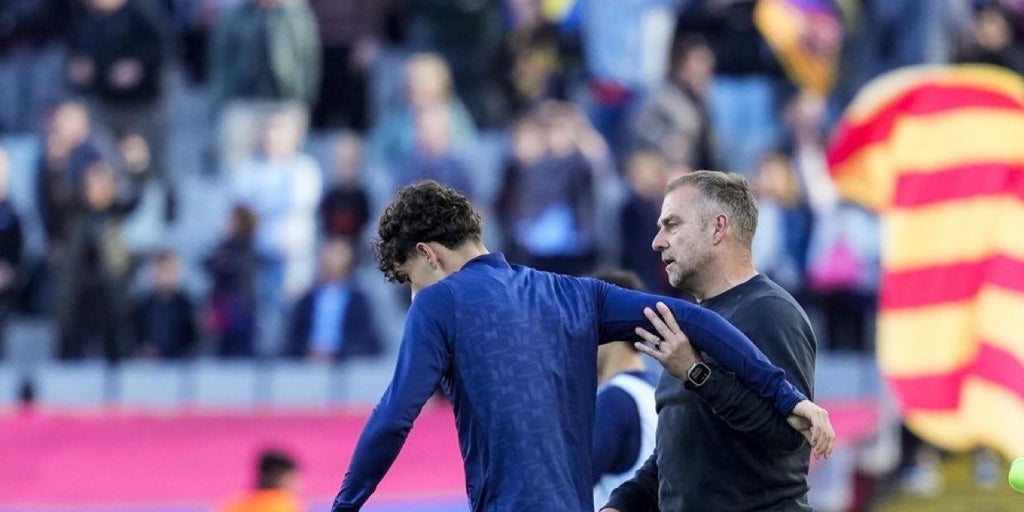 Una lesión y cuatro enfados: el quebradero de cabeza de Flick a unos días de la final de Copa