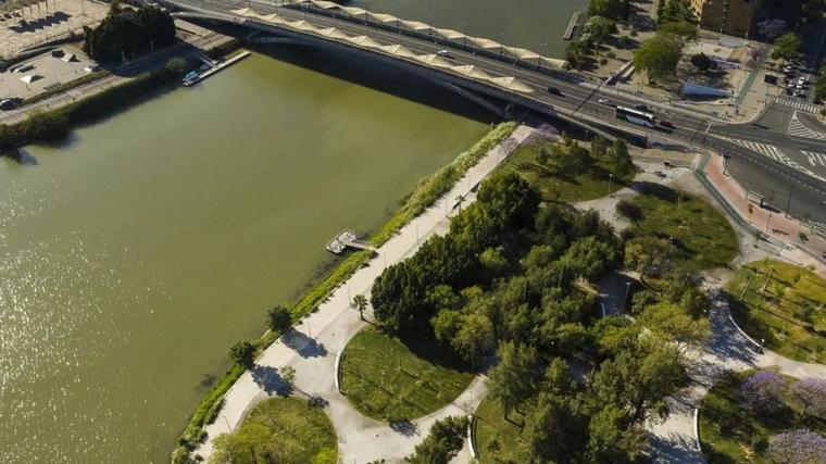 Aerial view of the Magallanes Park