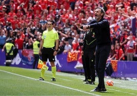 Vicente Moreno sobre el Sevilla: «Tiene un plantillón y muy buenos jugadores»