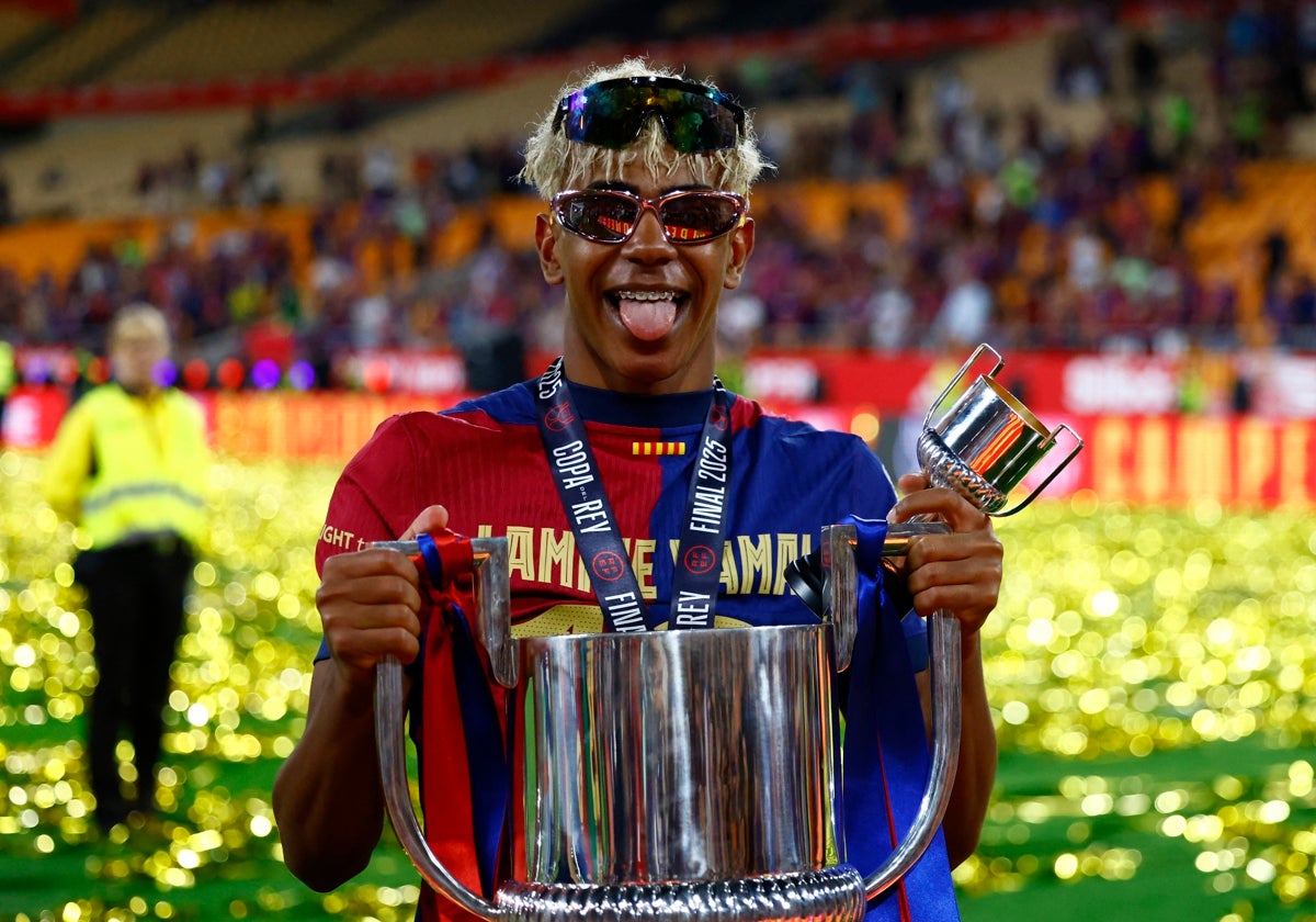 Lamine Yamal, tras ganar la Copa del Rey