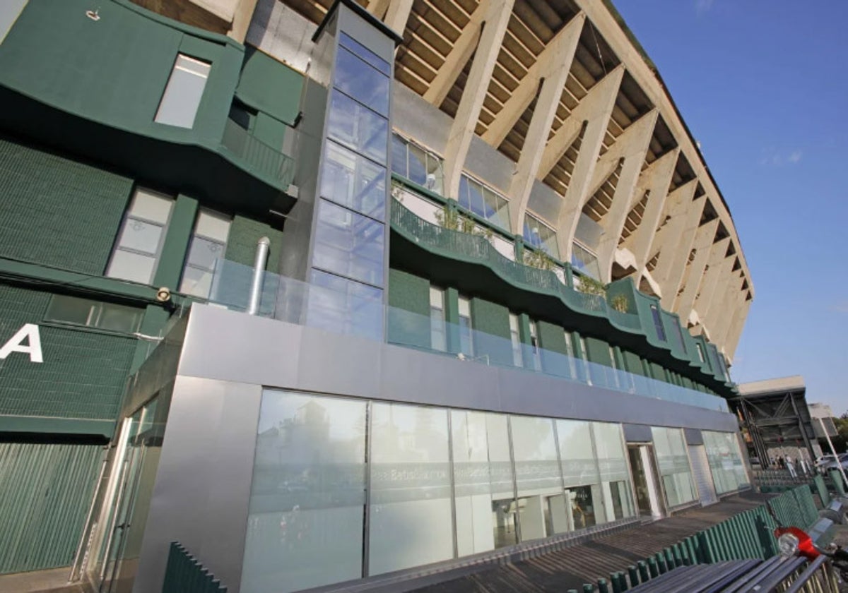 Imagen de la grada de Preferencia del estadio Benito Villamarín
