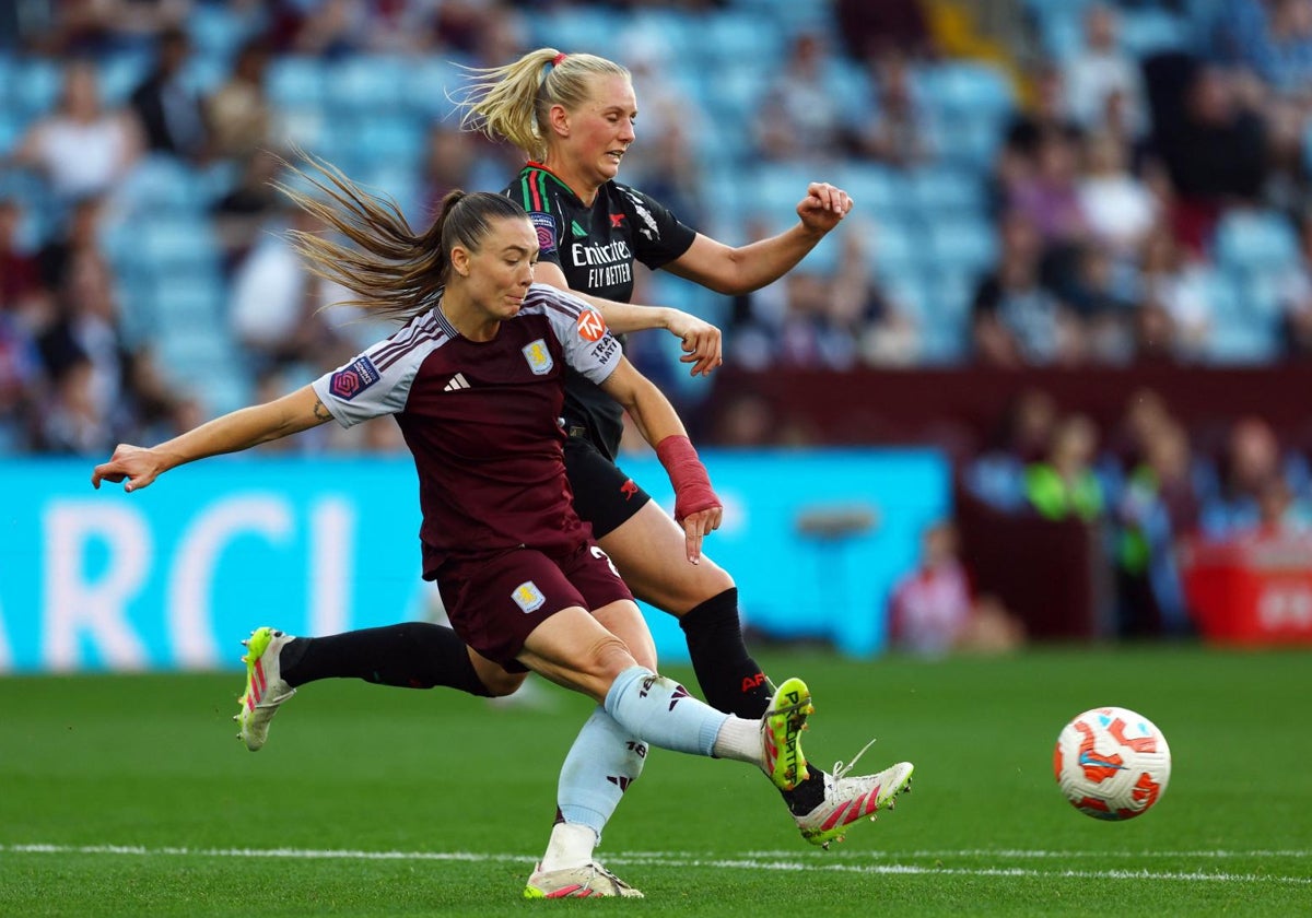 Partido de la Superliga femenina inglesa entre Arsenal y Aston Villa