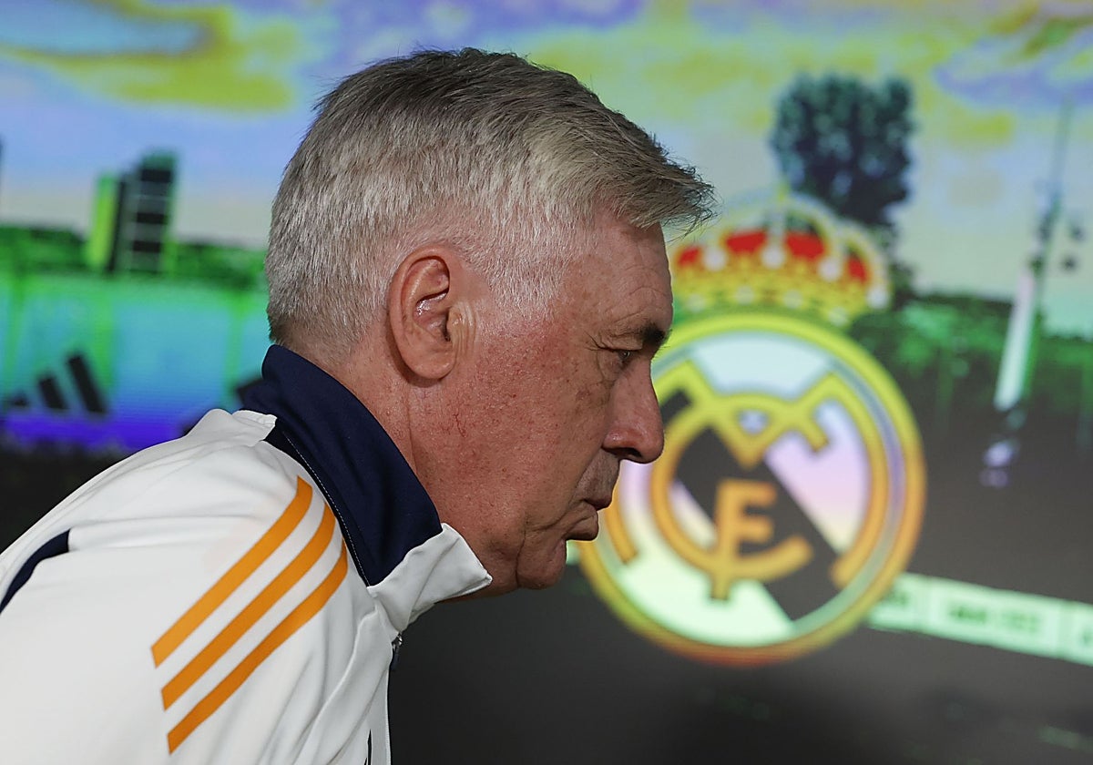 Carlo Ancelotti, entrenador del Real Madrid