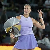 Sabalenka agarra la triple corona en el torneo