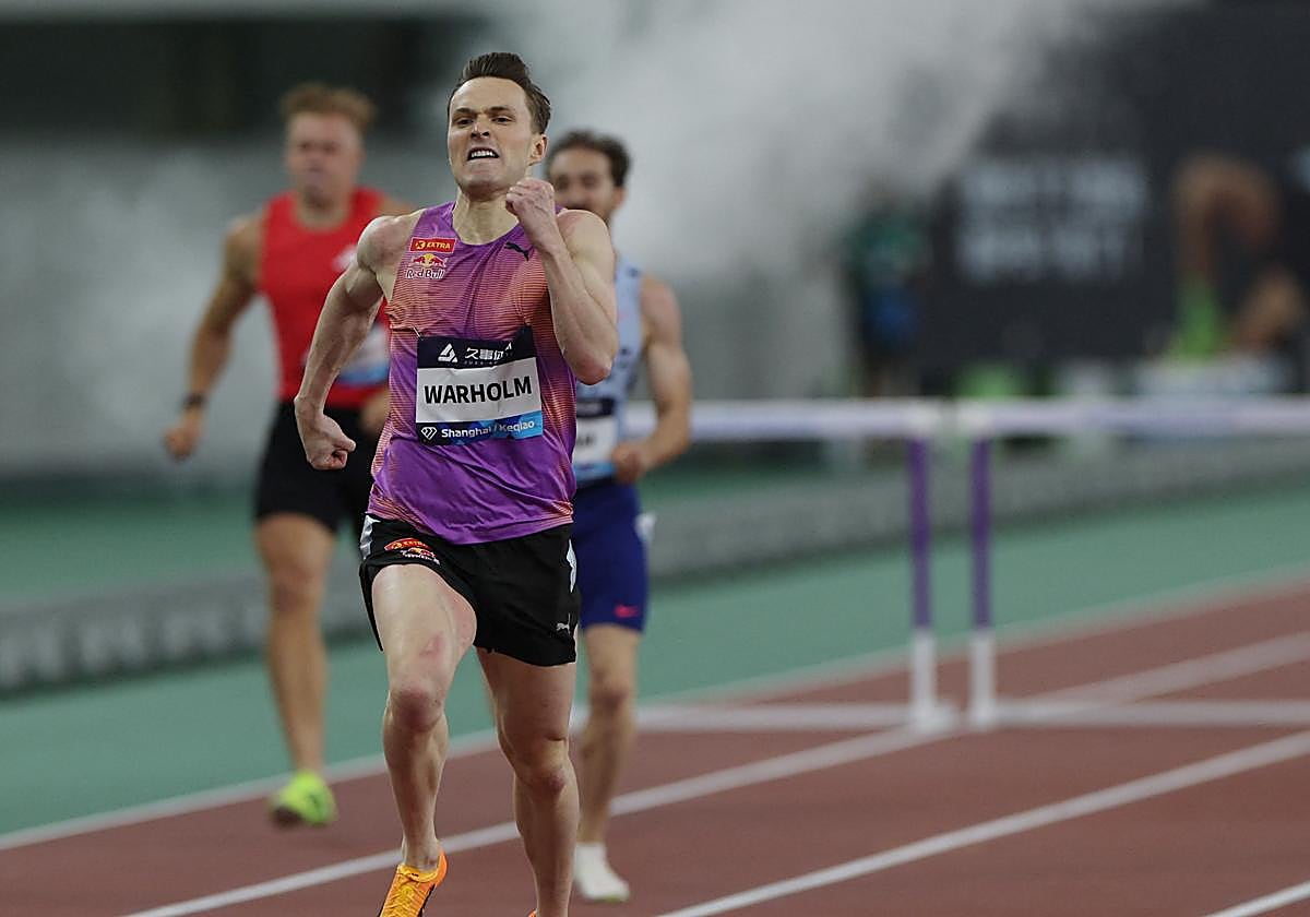 Karsten Warholm, en la Diamond League