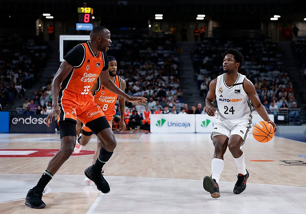 Andrés Feliz, en el partido ante el Valencia Basket