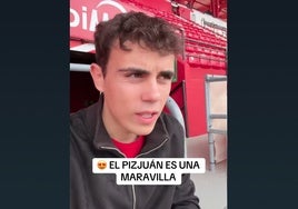 Los piropos al Sánchez-Pizjuán del tiktoker experto en estadios: «Es precioso, hay pocos campos en España como éste»
