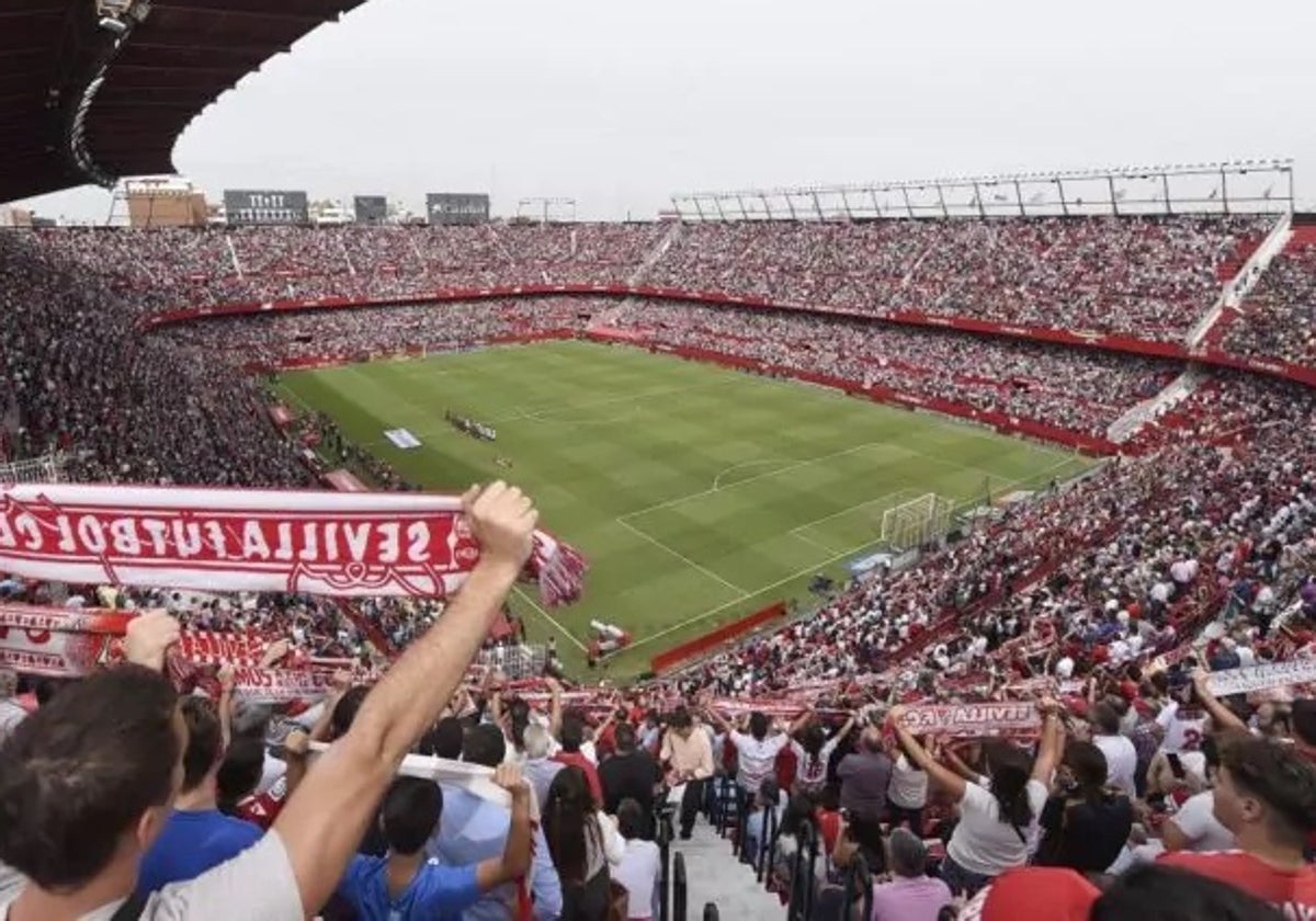 Aspecto del Sánchez-Pizjuán durante un partido