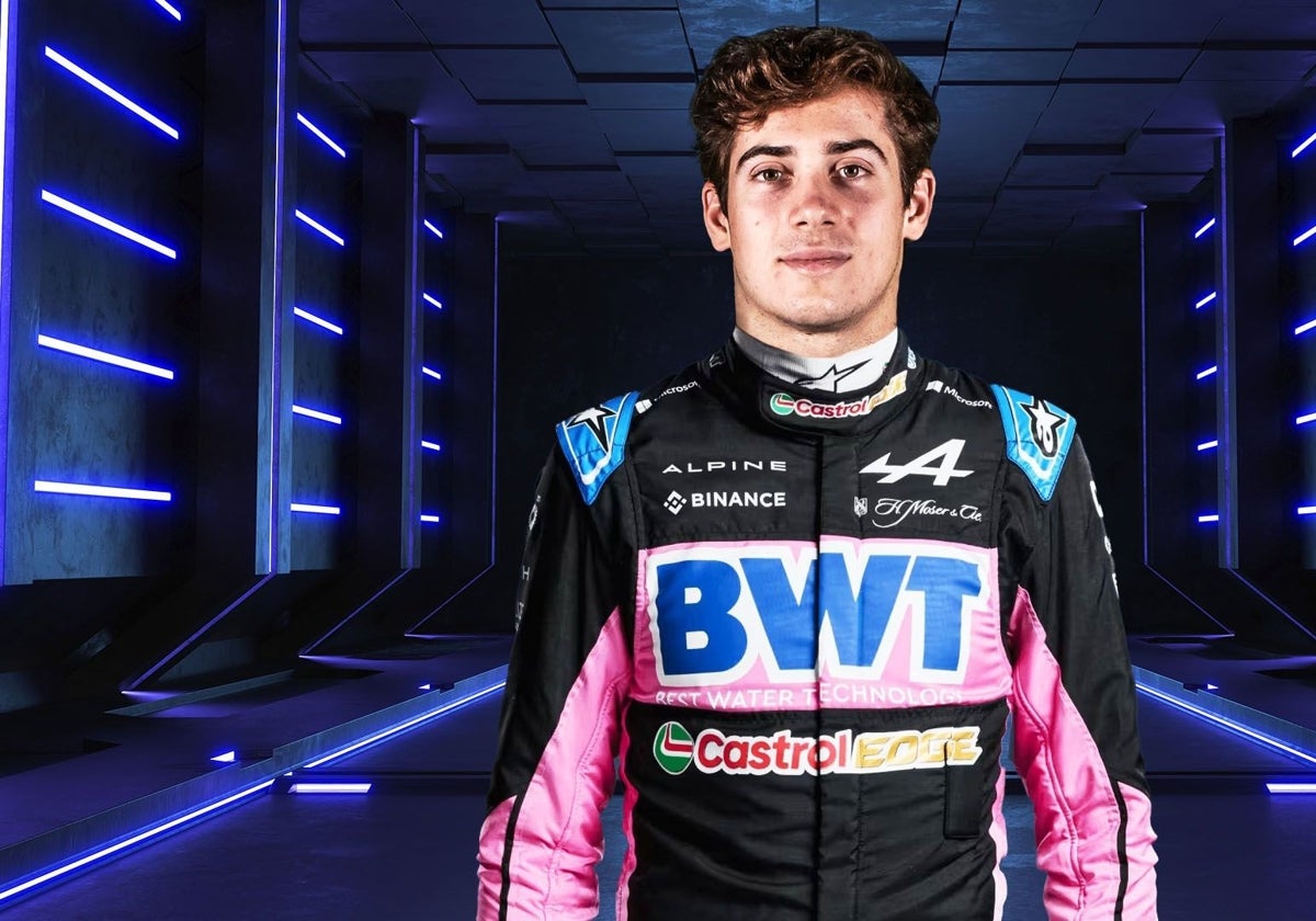 Franco Colapinto, con los colores de Alpine