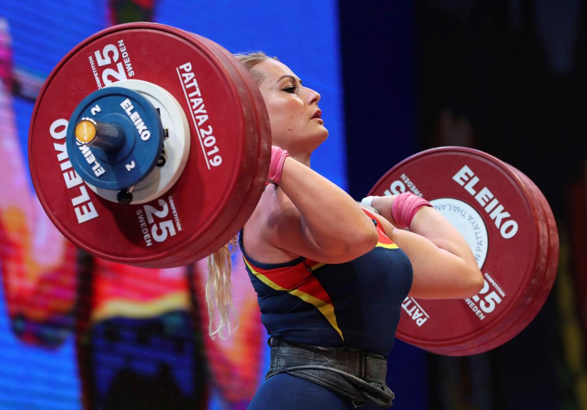 La española Lydia Valentín compite en 2019