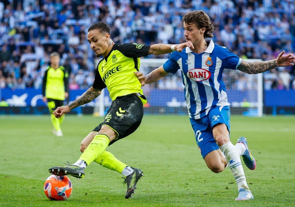 Antony en el último encuentro ante el RCD Espanyol