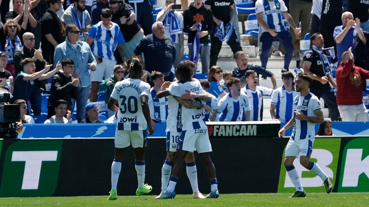 El Leganés derrota al Espanyol y deja al Sevilla a cuatro puntos de los puestos de descenso