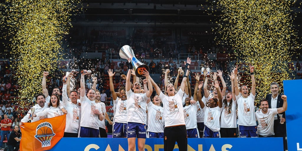 Apabullante dominio del Valencia en el baloncesto femenino: seis títulos en tres años