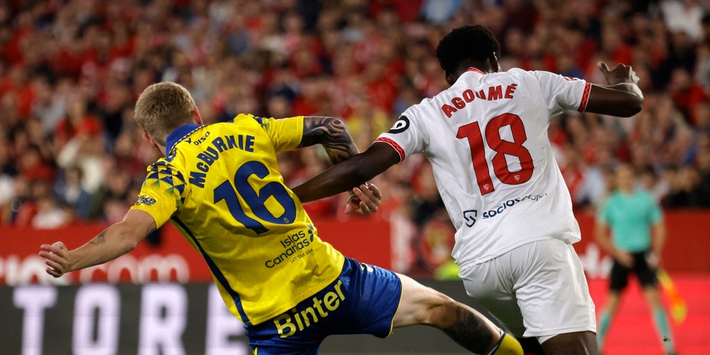 Sevilla - Las Palmas, las notas de los jugadores: García Pascual marcó el gol que puede valer una permanencia