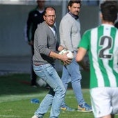 José Juan Romero, durante un partido en la ciudad deportiva Luis del Sol
