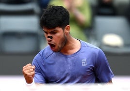 Estadísticas del Alcaraz - Draper de cuartos de final del Masters 1.000 de Roma
