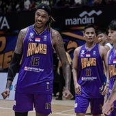 Jarred Shaw, en un partido de la Liga de Indonesia