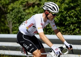 Juan Ayuso, corredor del UAE